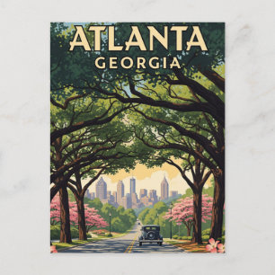 Cartão Postal Atlanta Georgia Viagem