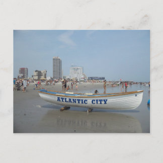 Cartão postal Atlantic City Beach