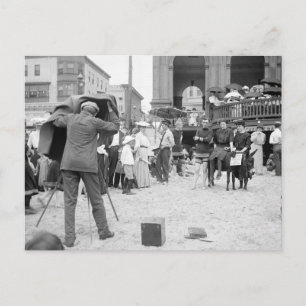 Cartão Postal Atlantic City Beach, 1890