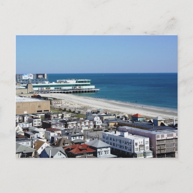 Cartão Postal Atlantic City de Acima (Frente)