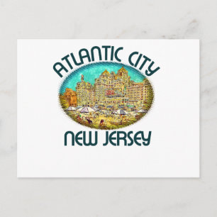 Cartão Postal Atlantic City, Nova Jersey