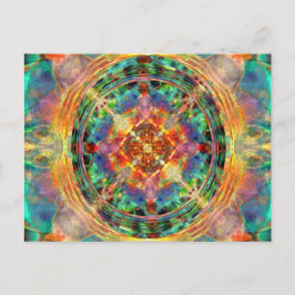 Cartão Postal Atlantis inspirou a mandala do arco-íris