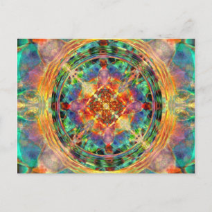 Cartão Postal Atlantis inspirou a mandala do arco-íris