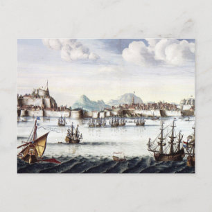 Cartão Postal Atlas da Ilha Grega