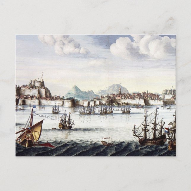 Cartão Postal Atlas da Ilha Grega (Frente)