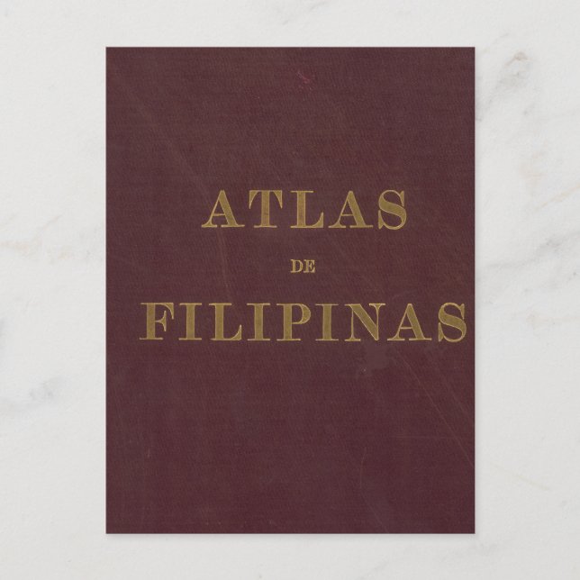 Cartão Postal Atlas das Filipinas (Frente)