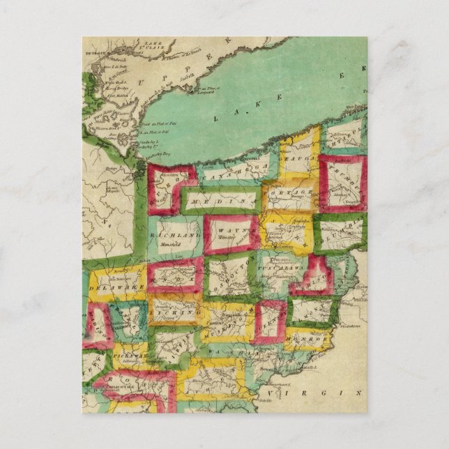 Cartão Postal Atlas de Ohio (Frente)