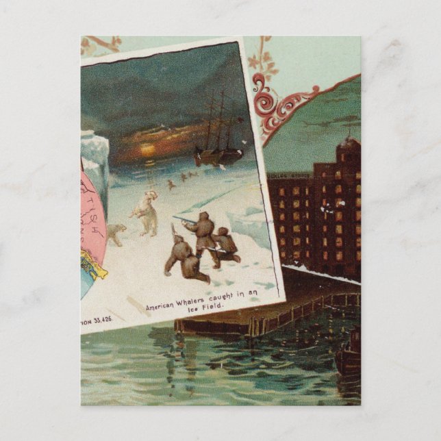 Cartão Postal Atlas ilustrado de arfivelas (Frente)