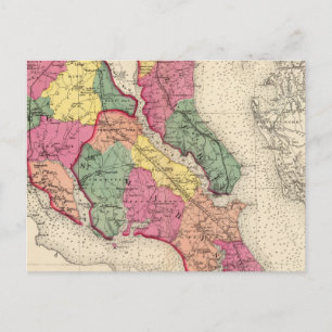 Cartão Postal Atlas Topográfico dos condados de Maryland 6