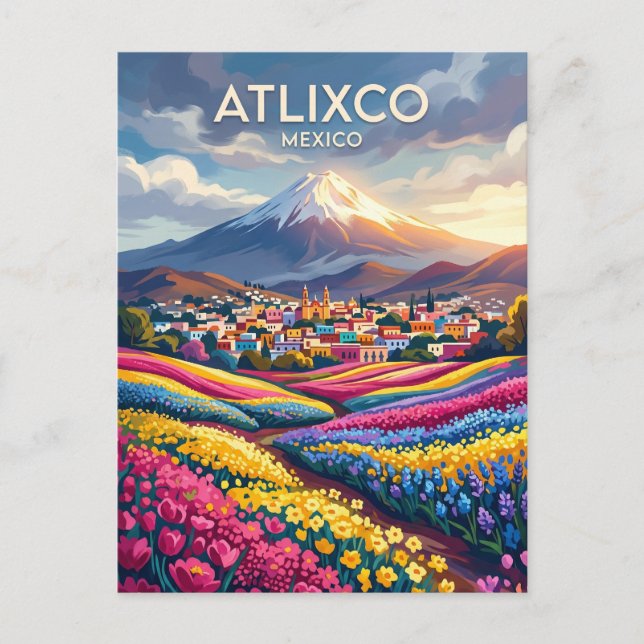 Cartão Postal Atlixco México (Frente)