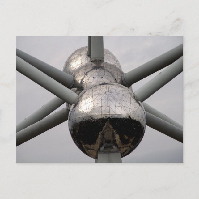 Cartão Postal Atomium Bruxelas (Frente)