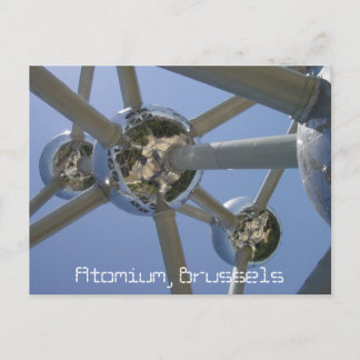 Cartão Postal Atomium, Bruxelas, Bélgica Cartão-postal