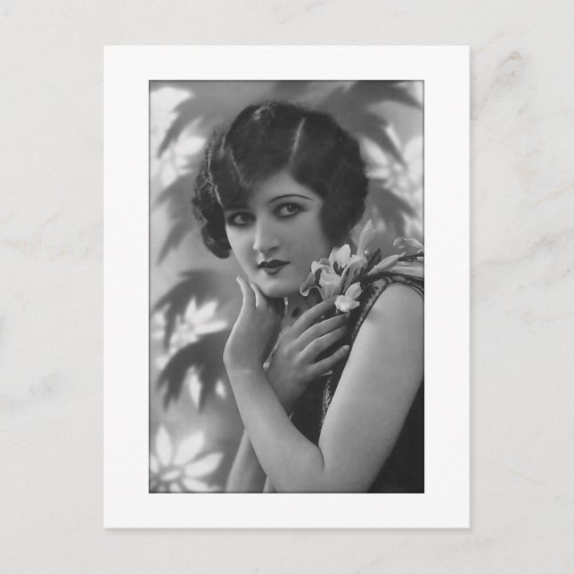 Cartão Postal Atordoamento vitoriano a preto e branco (Frente)