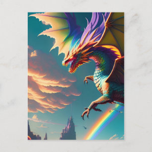 Cartão Postal Atos Inimicos de Dragonry Fantasy