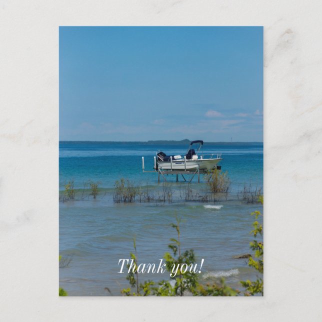 Cartão Postal Atracado em Mackinac (Frente)