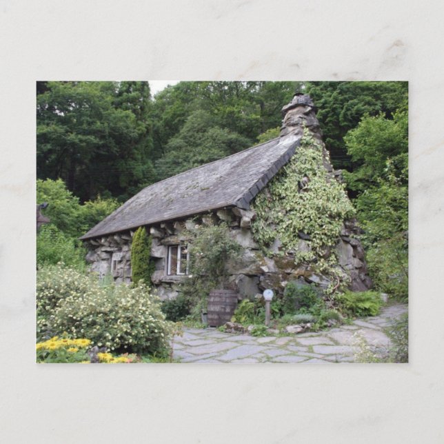 Cartão Postal Atração Turística Em Gales Ugly House (Frente)
