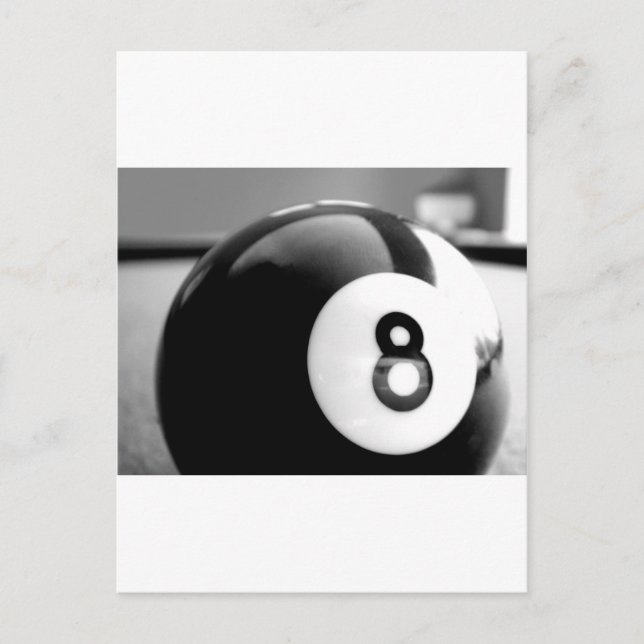 Cartão Postal Atrás da 8-Ball, 8-Ball (Frente)