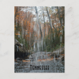 Cartão Postal Atrás da Waterfall Tennessee