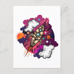 Cartão Postal Através Da Galáxia