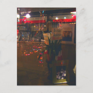 Cartão Postal Através da Janela no Museu Ítalo-Americano