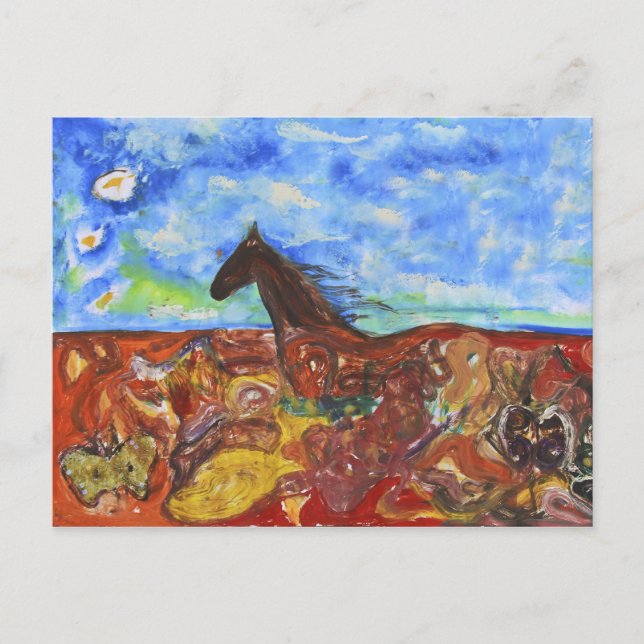 Cartão Postal Através do Campo (Frente)