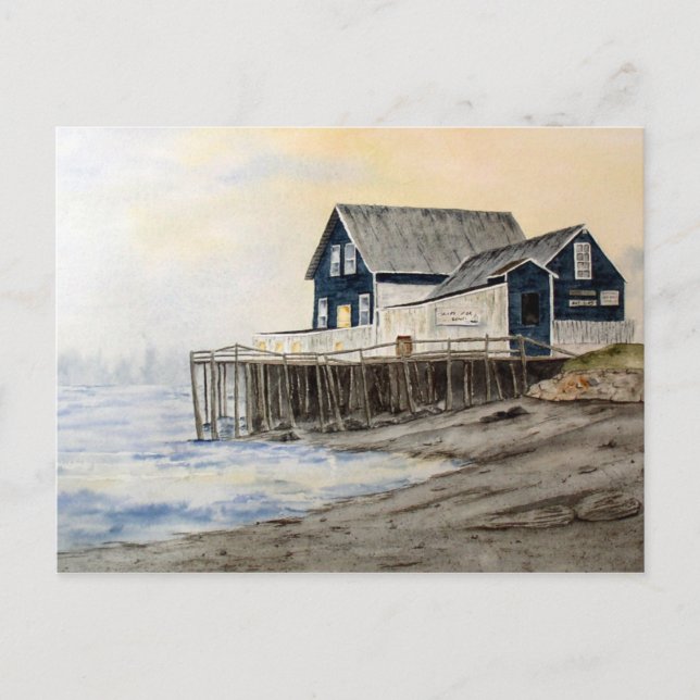 Cartão Postal Através do Cartão-Postal (Frente)