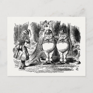 Cartão Postal Através do Vidro, Tweedledum e Tweedledee