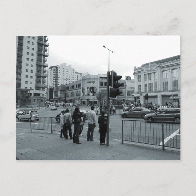 Cartão Postal Atravessando a estrada (Frente)