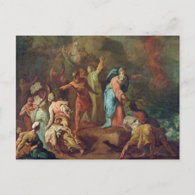 Cartão Postal Atravessando o Mar Vermelho (Frente)