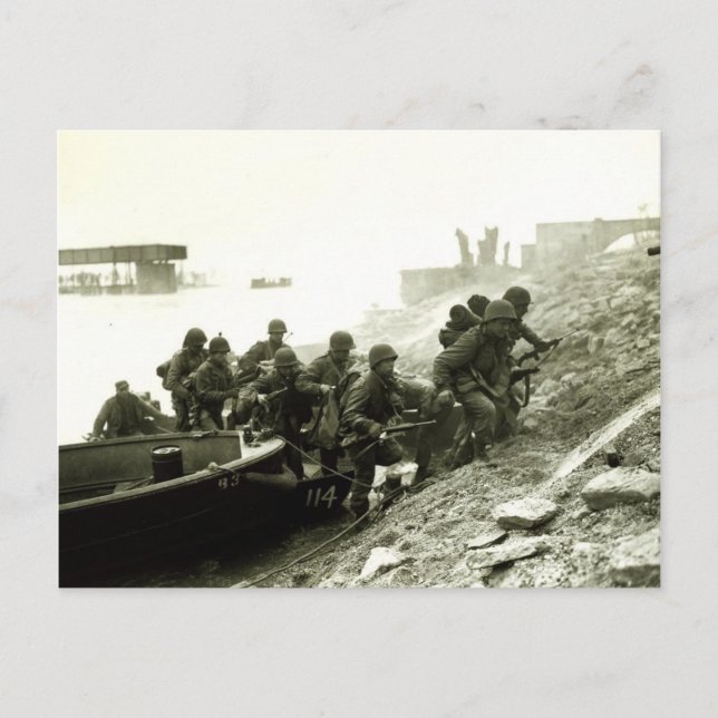 Cartão Postal Atravessando o Reno (Frente)