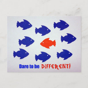 Cartão Postal Atrevo-me a ser diferente!