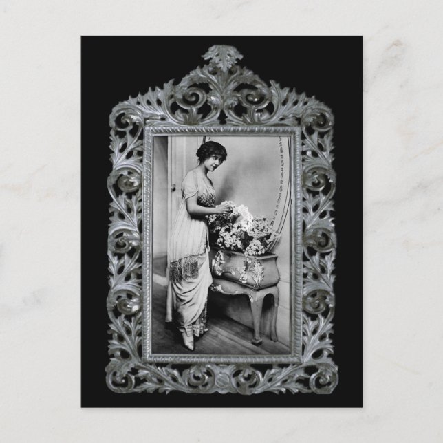 Cartão Postal Atriz Francesa (Frente)