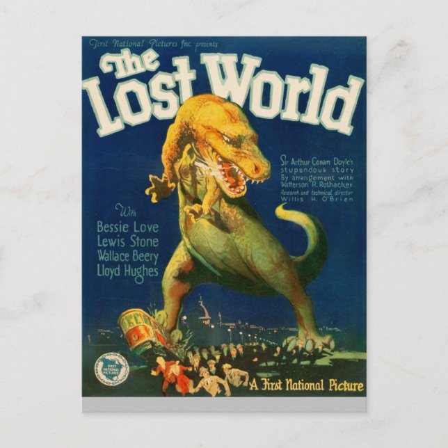 Cartão Postal Atropelando Tyrannosaurus (Frente)