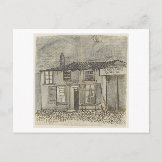Cartão Postal Au Charbonange Café, Vincent van Gogh (Frente)