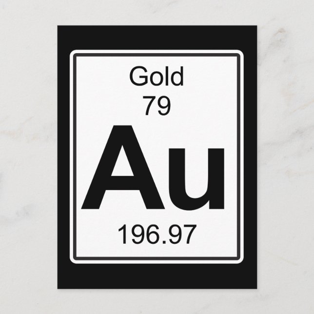 Cartão Postal Au - Dourado (Frente)