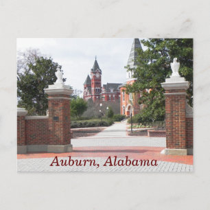 Cartão Postal Auburn Alabama - cartão-postal