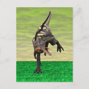 Cartão Postal Aucasaurus Dinossauro Engraçado - Perfeito para Am