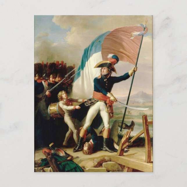 Cartão Postal Augereau no Arcole (Frente)