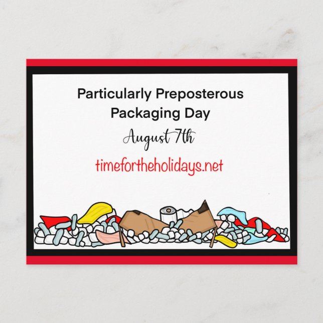 Cartão Postal August 7 é particularmente absurdo (Frente)