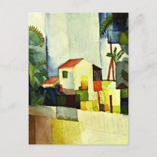 Cartão Postal August Macke art: Bright House