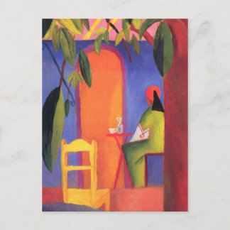 Cartão Postal August Macke - Café Turco II