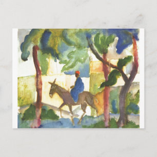 Cartão Postal August Macke - Donkey Rider 1914 Eselreiter