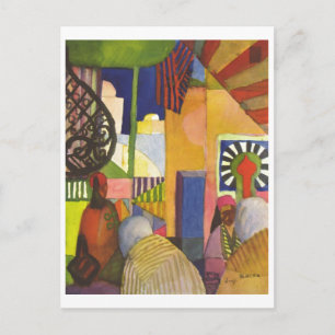 Cartão Postal August Macke - Im Basar - 1914 No Bazar