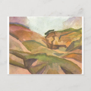 Cartão Postal August Macke - Schlucht 1914