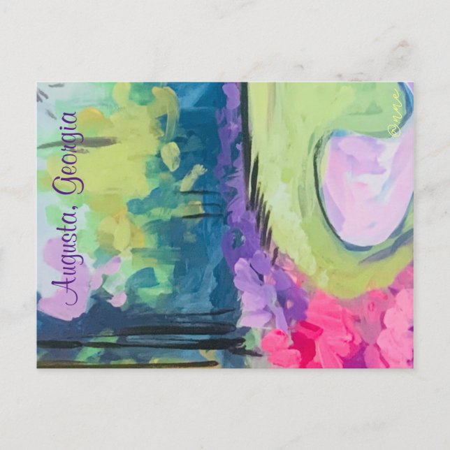 Cartão Postal Augusta 2024 Watercolor (Frente)