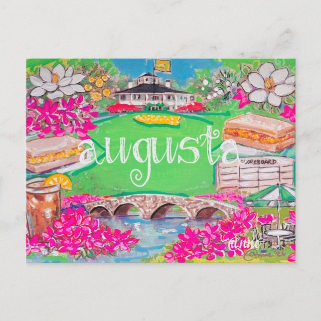 Cartão Postal Augusta National Icons (Frente)