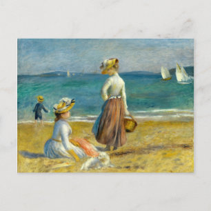 Cartão Postal Auguste Renoir Figures on the Beach