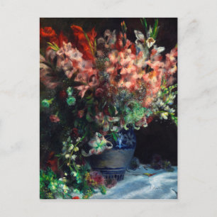 Cartão Postal Auguste Renoir - Gladioli In A Vase