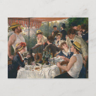Cartão Postal Auguste Renoir - Luncheon do Partido Barco
