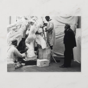 Cartão Postal Auguste Rodin in his Paris studio